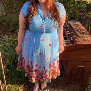 🌷Hell Bunny Bethany Dress UK 4x